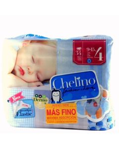 Chelino Pañales T-4 de 9-15kg 34Uds