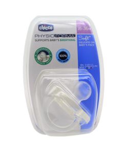 Chicco Chupete Silicona Physio Soft 16-36M Transparente