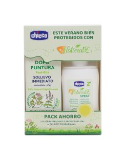 Chicco Spray Refrescante y Protector+RollOn Post Picadura Pack Ahorro