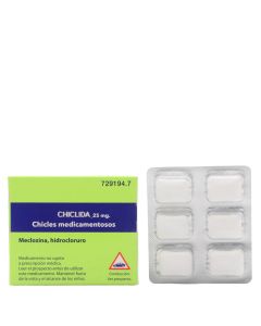 Chiclida 25mg 12 Chicles Medicamentosos