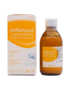Cinfamucol Carbocisteína 50 mg/ml 200ml Solución Oral