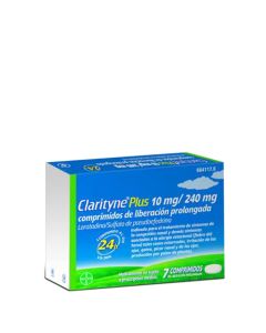 Clarityne Plus 7 Comprimidos de Liberación Prolongada