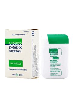 Cloruro Potásico Orravan 30 Comprimidos