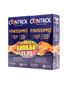 Control Finissimo 12+12 Preservativos Mega Ahorro
