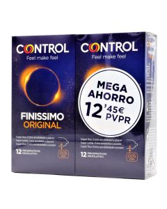 Control Finissimo Original 12+12 Preservativos Pack Mega Ahorro