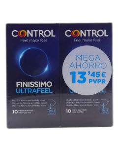 Control Finissimo Ultrafeel 10 Preservativos +10 Duplo