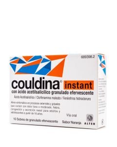 Couldina Instant 10 Sobres Efervescentes Sabor Naranja