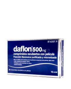 Daflon 500 mg 30 Comprimidos Recubiertos