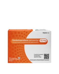 Dexketoprofeno Pensavital 25mg 10 Comprimidos Recubiertos