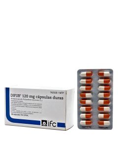 Difur 120 mg 96 Cápsulas Duras