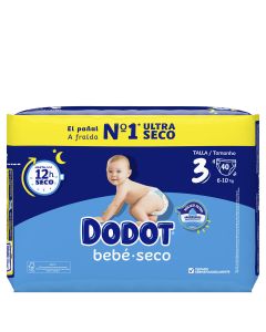 Dodot Ultra Seco Talla 3 de 6 a 10 kg 42 Pañales