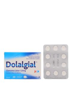 Dolalgial Clonixino lisina 125mg 20 Comprimidos Recubiertos