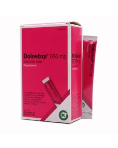 Dolostop 650 mg Paracetamol 10 Sobres Solución Oral