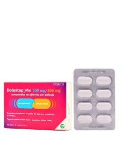 Dolostop Plus 16 Comprimidos Recubiertos    