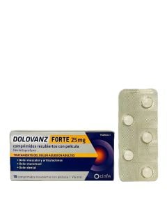 Dolovanz Forte 25mg 15 Comprimidos Recubiertos