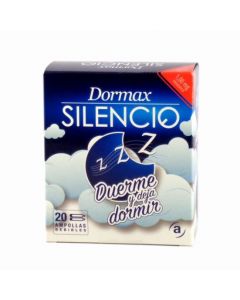 Dormax Silencio Melatonina 1g  20 Ampollas Bebibles