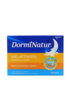 DormiNatur Melatonina 30 Comprimidos de Liberación Prolongada REGULACIÓN DEL SUEÑO