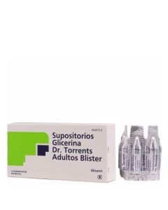 Supositorios Glicerina Doctor Torrents Adultos Blister 12 Supositorios