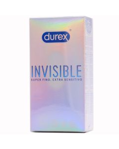 Durex Invisible Super Fino Extra Sensitivo 12 Preservativos