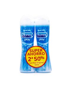 Durex Play Original Gel Lubricante Intimo 50ml + 50ml Super Ahorro 2ªUd 50%