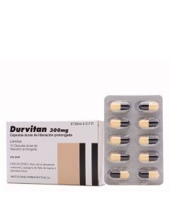 Durvitan 300 mg 10 Cápsulas de Liberación Prolongada
