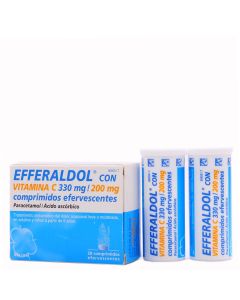 Efferaldol Vitamina C 20 Comprimidos Efervescentes    