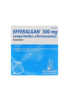 Efferalgan 500mg 20 Comprimidos Efervescentes