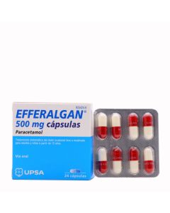 Efferalgan 500mg 24 cápsulas