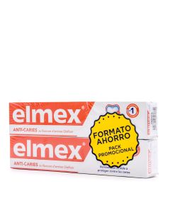 Elmex Pasta Dentífrica 2X75ml Pack Promocional
