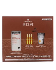 Endocare Radiance C Ferulic Edafence Serum Todo Tipo de Piel Pack