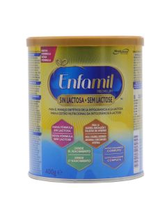 Enfamil Premium Sin Lactosa 400g Nueva Fórmula