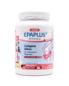 Epaplus Colágeno+Silicio+Hialurónico+Magnesio+Calcio Polvo Sabor Vainilla 383g
