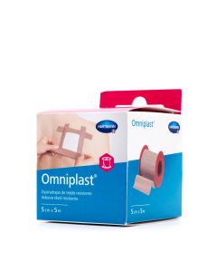 Omniplast Esparadrapo Tela Elástico Color Piel 5cm x 5m  Hartmann