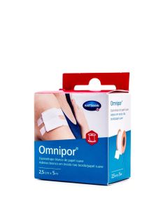 Omnipor Esparadrapo Papel Blanco 5m x 2,5cm Hartmann