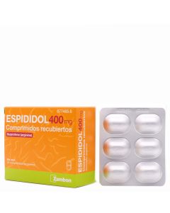 Espididol 400 mg 18 Comprimidos Recubiertos Ibuprofeno Arginina