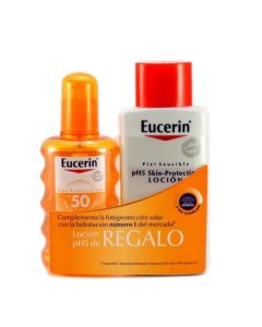 Eucerin Sun Spray Transparent FPS50+Skin Protection Loción