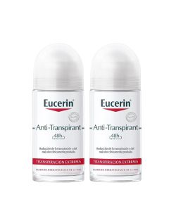 Eucerin Antitranspirante Roll On 48H 50ml x 2 Duplo