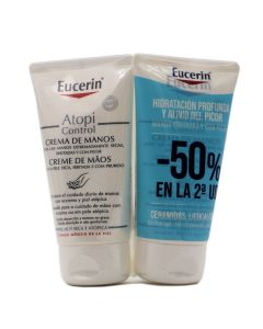 Eucerin AtopiControl Crema de Manos 75ml + 75ml Duplo