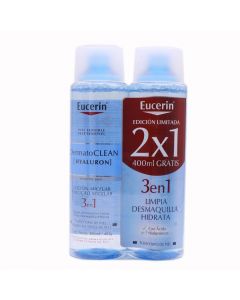 Eucerin DermatoCLEAN Solución Micelar 3 en 1 400ml x 2 Pack Edición Limitada 2x1