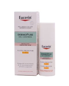 Eucerin DermoPure Oil Control Fluído Protector FPS30 Marcas Post Acné 50ml