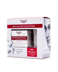 Eucerin Hyalluron-Filler + Volumen Lift Día Piel Normal y Mixta + Contorno de Ojos Regalo