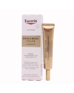 Eucerin Hyaluron Filler Elasticity Crema Contorno de Ojos FPS15 15ml