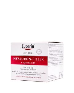 Eucerin Hyaluron Filler Volumen Lift  Día FPS15 Piel Normal y Mixta 50ml      