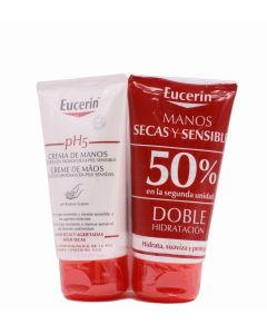 Eucerin pH5 Crema de Manos 75ml x 2 Duplo 50%Dto 2ªUd