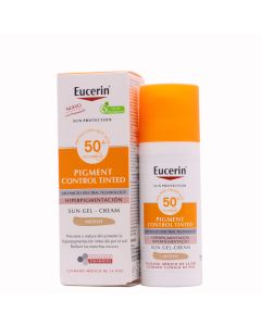 Eucerin Sun Pigment Control Color Medio Hiperpigmentación FPS50+ 50ml