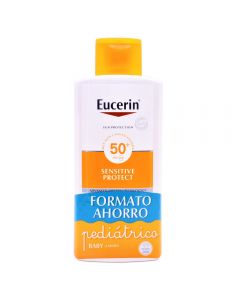 Eucerin Sun Kids Loción Sensitive Protect FPS 50+ 400ml Formato Ahorro