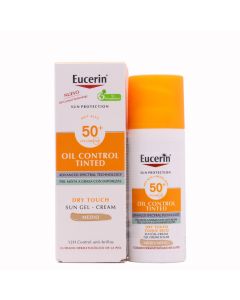 Eucerin Sun Oil Control Color Medio Toque Seco FPS50+ 50ml