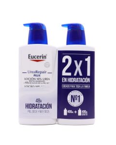 Eucerin Urea Repair Plus Loción 400ml+400ML 2x1 Hidratación Pack