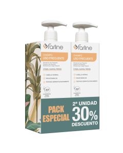 Farline Champú Frecuencia 500ml x 2 Duplo Pack Especial