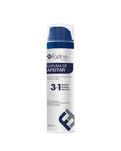 Farline Hombre Espuma de Afeitar 3 en 1 250ml